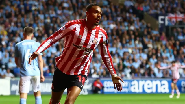 Wilson Isidor celebrates scoring