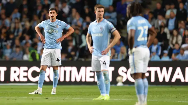 Coventry players dejected