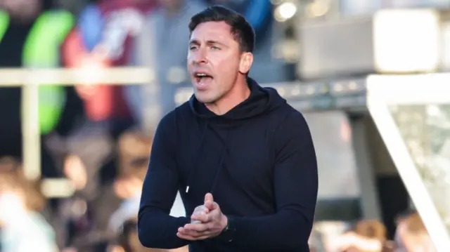 Ayr United manager Scott Brown