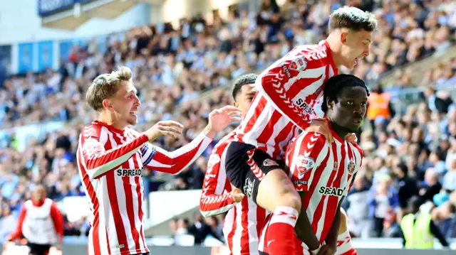 Sunderland celebrate winner