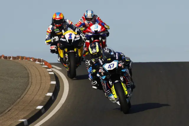 Richard Cooper leads the pack