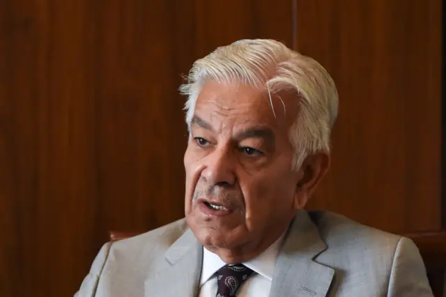 Pakistan Defence Minister Khawaja Asif