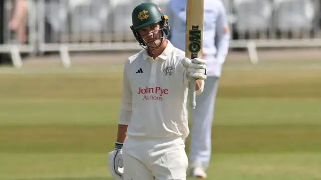 Nottinghamshire batsman Freddie McCann