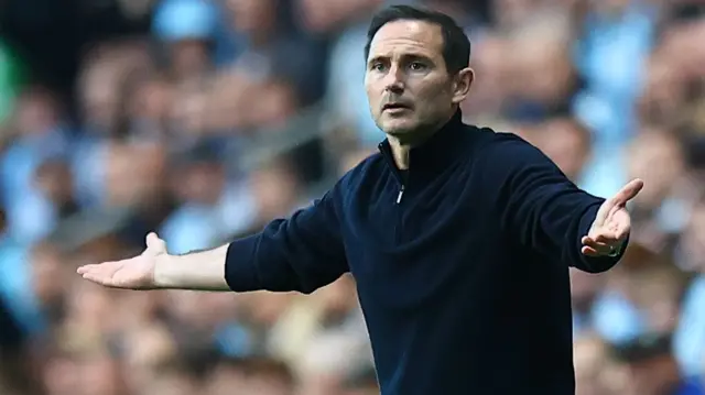 Frank Lampard on the touchline