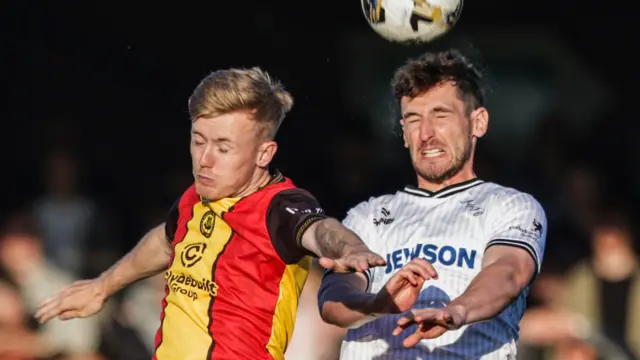 Partick Thistle's Kyle Turner and Ayr United's Mark McKenzie