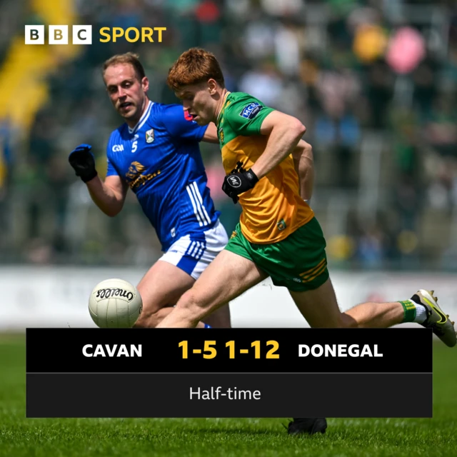 Cavan 1-5 Donegal 1-12