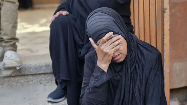 Lifeless bodies of Palestinians are being brought to the Nasser Hospital for funeral process after Israeli soldiers opened fire at Palestinians trying to reach the points where US aid is distributed west of Rafah city in the southern Gaza Strip, in Khan Yunis, Gaza on June 01, 2025.