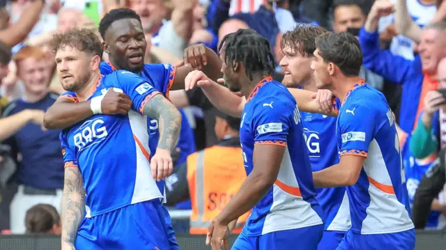 Oldham celebrate
