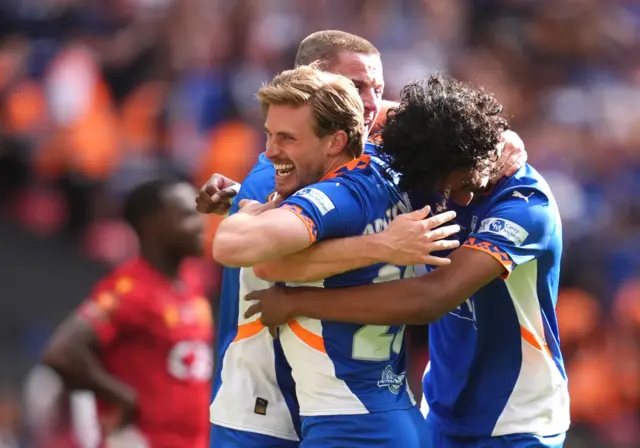 Oldham celebrate