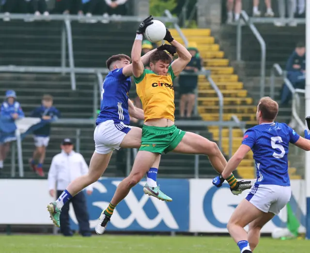 Cian Reilly and Donegal's Conor O’Donnell