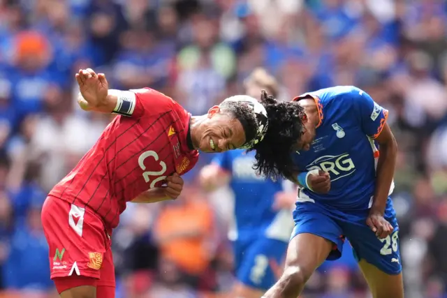 Action from Oldham v Southend