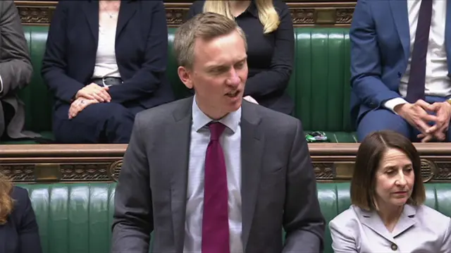 Pensions Minister Torsten Bell speaking in Parliament