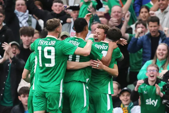 Kasey McAteer celebrates scoring