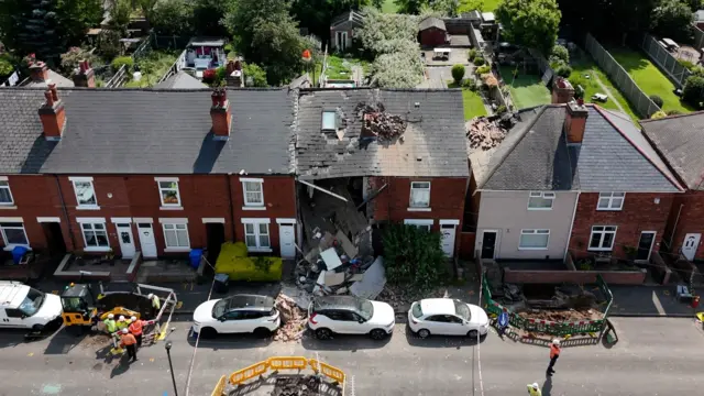 Explosion site