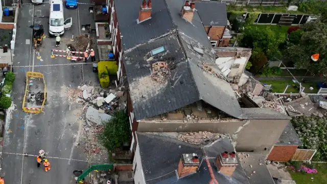 Drone shot of Eden Street