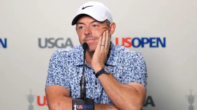 Rory McIlroy at the US Open