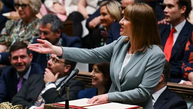 Chancellor Rachel Reeves delivering the Spending Review
