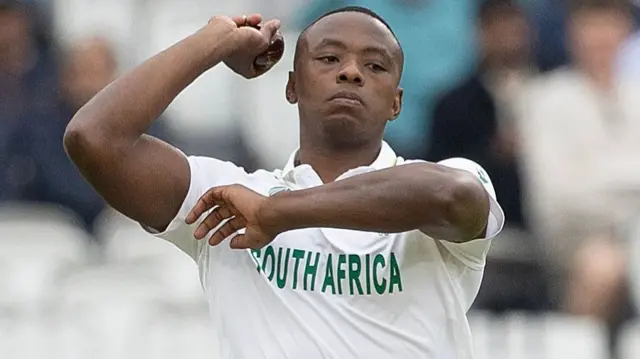 Kagiso Rabada bowlng
