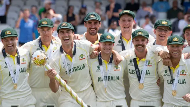 Australia with the WTC mace