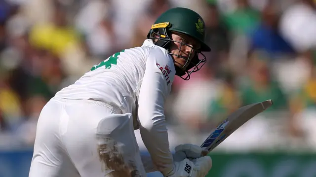 Ryan Rickelton batting