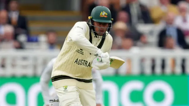 Usman Khawaja batting