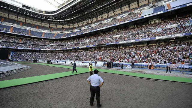 The Bernabeu waits for arrival