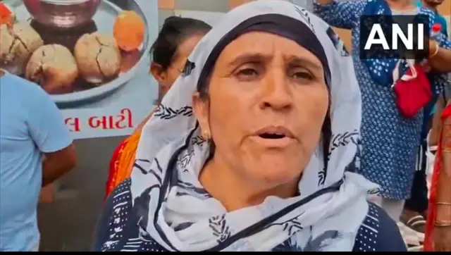 Ramila's son jumped from the second floor of the hostel where the plane reportedly crashed
