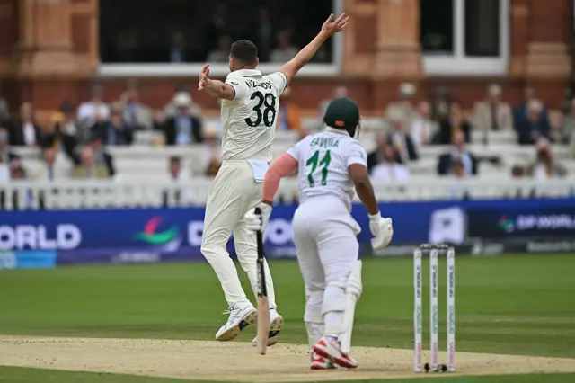 Josh Hazlewood appeals