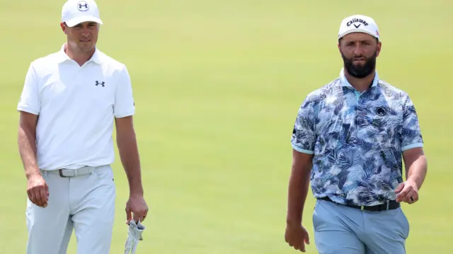 Jordan Spieth and Jon Rahm