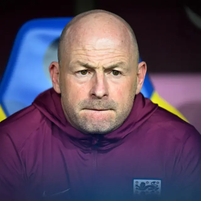 Carsley ponders while watching from the dugout