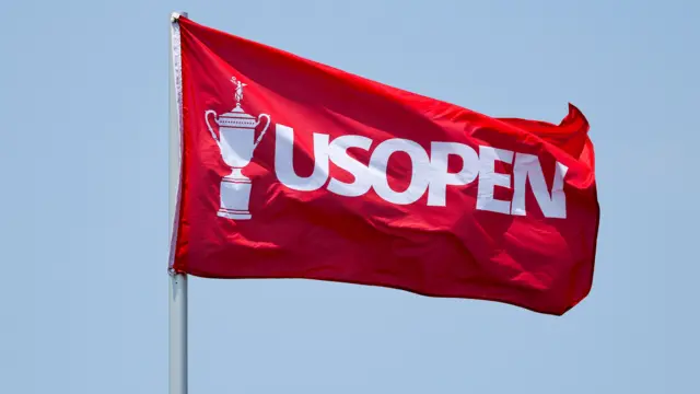 US Open flag at Oakmont