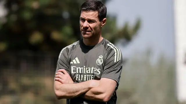 Xabi Alonso head coach of Real Madrid