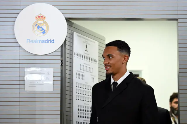 Trent-Alexander Arnold walking into room