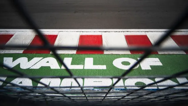 Wall of Champions written on the ground at the Canadian Grand Prix