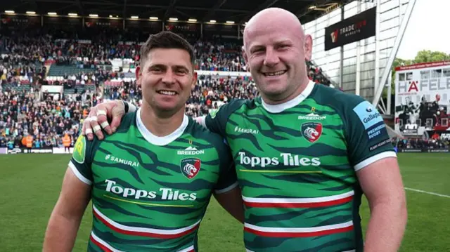 Ben Youngs and Dan Cole