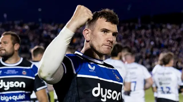 Ben Spencer celebrates