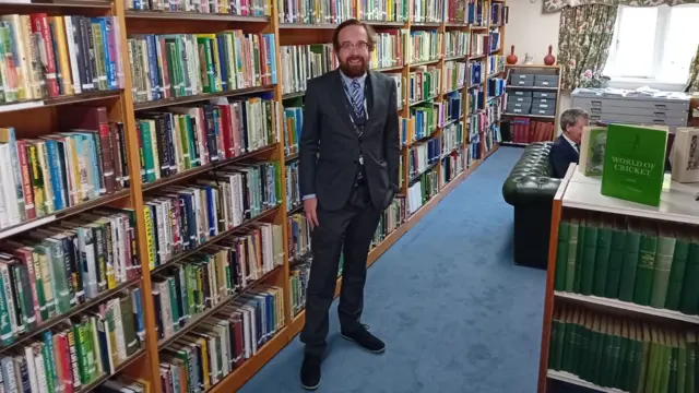 Alan Rees of the MCC library