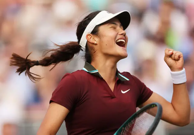 Emma Raducanu smiling