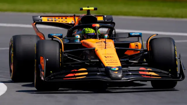 McLaren's Lando Norris in Canadian Grand Prix final practice