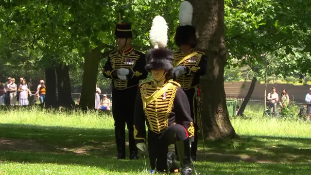 Gun salute