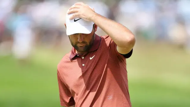 Scottie Scheffler at the US Open