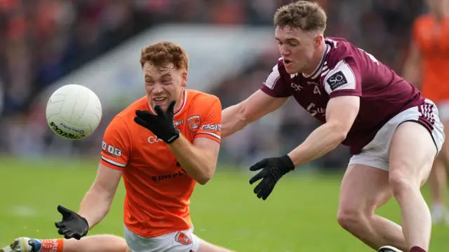 Action from Armagh v Galway