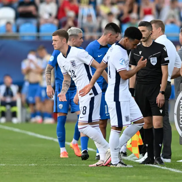 Stansfield comes on in place of Nwaneri