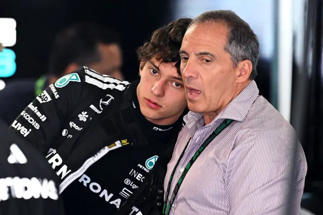 Kimi Antonelli and his dad Marco Antonelli