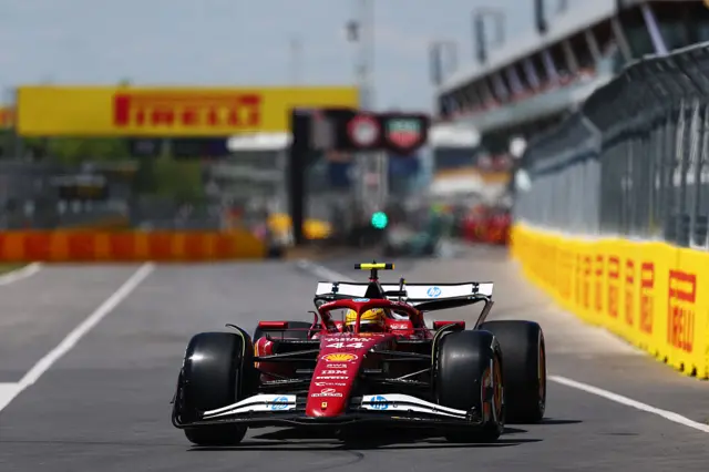 Lewis Hamilton at the Canadian GP