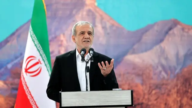 Iranian President Masoud Pezeshkian