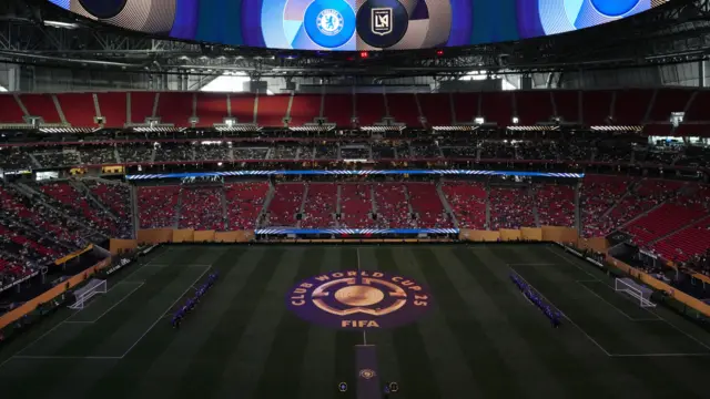 The stadium ahead of kick off in Atlanta