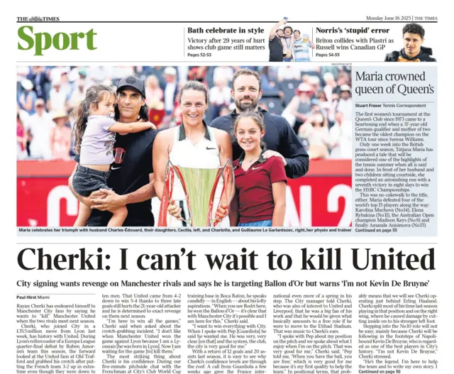 Times back page