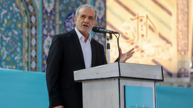 Iranian President Masoud Pezeshkian