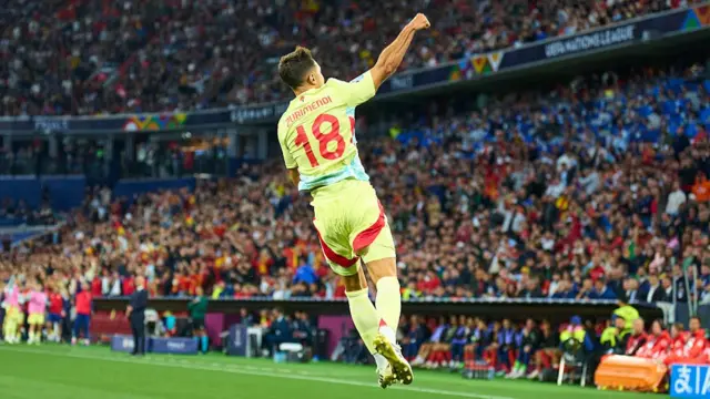 Martin Zubimendi for Spain